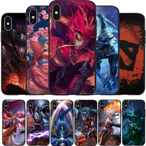 Shadow Fiend Dota 2 Black TPU Silicone Soft Phone Case For iPhone 11 12 Pro X XR XS MAX 5 6 7 8 Plus SE 2020