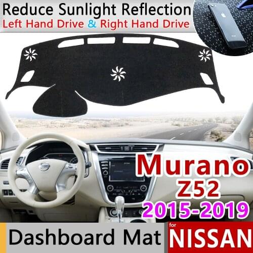 For Nissan Murano Z52 2015 2016 2017 2018 2019 Anti-Slip Mat Dashboard Cover Pad Sunshade Dashmat Protect Carpet Car Accessories