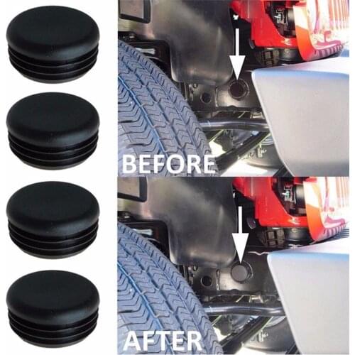 JXLCLYL 4pcs Frame Hole Cover Plug Keep Out Mud For Jeep Wrangler JK 2007-2017