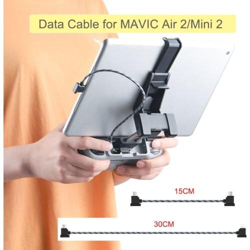 Remote Control Data Cable for MAVIC Air 2/Mini 2 Data Transmission Phone Tablet Connector Micro USB TypeC IOS Drone Accessory