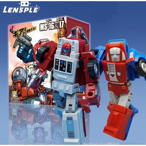 MFT Transformation Diamond Brave Soldier Gear MS16 MS-16 MS17 MS-17 Deviates With Power Suit Action Figure Robot Toy With Box