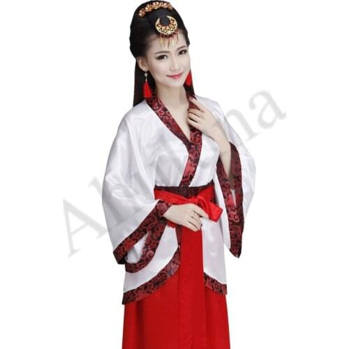 Men Woman Chinese Traditional Hanfu Costumes Princess Stage Outfits New Year Adult Tang Suit Performance Hanfu Cheongsam C18701