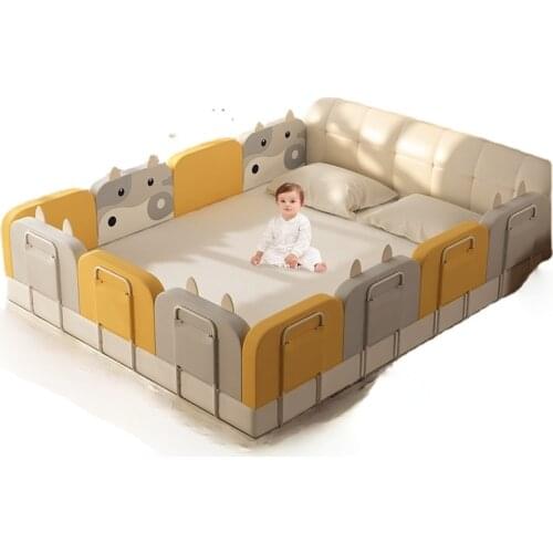 Soft Bed Fence Adjustable Baby Fall-proof Baby Fence Bedside Baffle Child Safety Guardrail Baby Bed Playpen
