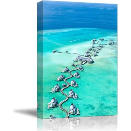 Canvas Wall Art Blue Clean Ocean Painting Artwork for Home Prints On Canvas Oil Painting Drop shipping