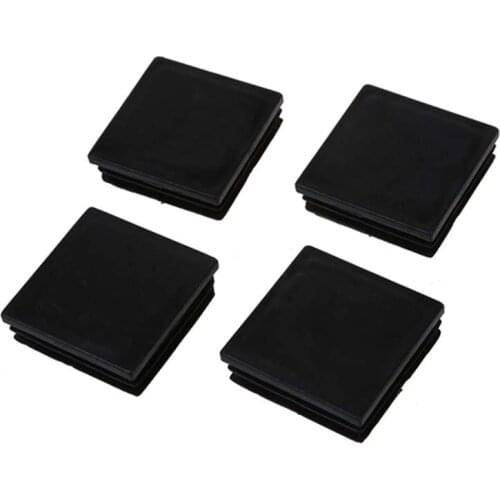 Plastic Square Tubing Tube Insert Blanking End Caps 50mm 2 inch 4 Pcs