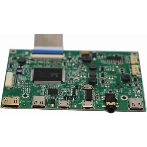 Type-C+2mini USB+mini HDMI+Audio 2K LCD controlador Board For 10.1" VV10T025J00 EDP 40Pin 2560X1600 LCD controlador kit