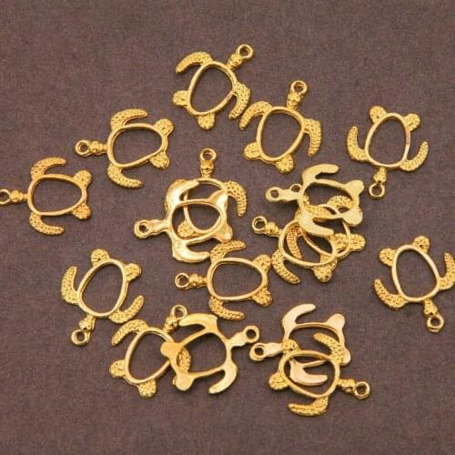 10pcs Charms Turtle Tortoise 18*20mm Tibetan Silver Color Pendants For Jewelry Making DIY Handmade Craft