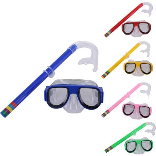 Professional Scuba Diving Mask Snorkel Anti-Fog Goggles Glasses Tube Set Children Swimming Goggles Safe Snorkeling Anti-fog Set