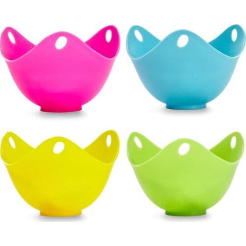 Silicone Egg Poacher Kitchen Cooking Tool Accessory Poaching Pods Pan Egg Mould