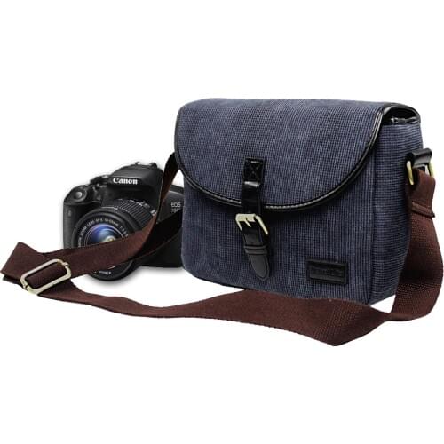 Mochilas Fotografia Feshion Canvas Travel Shoulder Bag Camera Bag Case For Pentax KR Series K3 K5 K30 K50 SLR Outdoor Camera Bag
