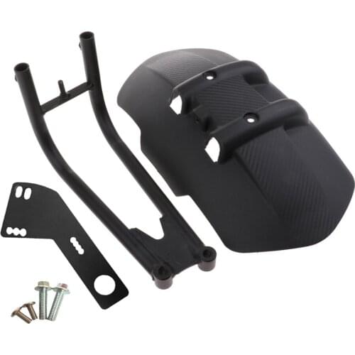 Motorbike Rear Wheel Cover Fender Splash Guard Mudguard with Bracket
