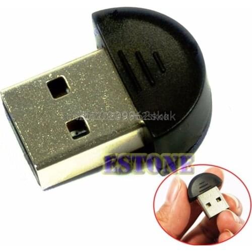 10pcs/lot Mini USB 2.0 BLUETOOTH DONGLE ADAPTER F PC LAPTOP 100m Au13 19 Droship