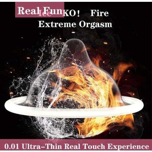 10PCS 001 Ultra-Thin Extremely Real Touch Condoms Durable Sex Experience Natural Latex