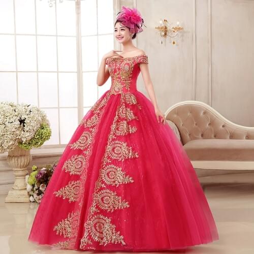 100%real golden embroidery hot pink bead Medieval Renaissance gown Sissi princess dress Victorian /Marie/ Belle Ball dress