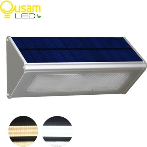 48led Outdoor Solar Lighting Super Bright Garden Light Waterproof By Radar Motion Sensor Aluminum Street Light lampada 4Modes
