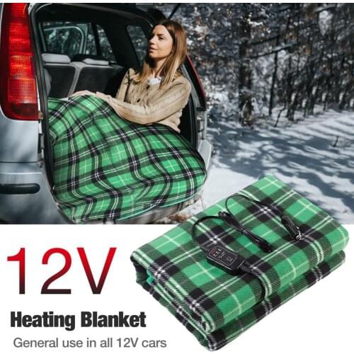 Car Heating Blanket Winter Car Heateing 12V Lattice Energy Saving Warm Auto Electrical Blanket For Car Constant Temperature