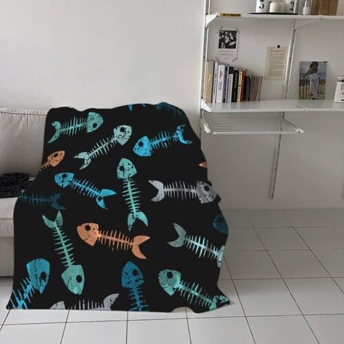 Fish Bone Color Home Blanket High Quality Bedroom Living Room Sofa Blanket Lounge Hotel Travel Portable Soft Blanket