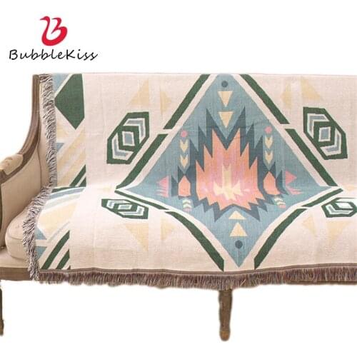 Bubble Kiss Double Sided Blanket Geometry Knitting Blankets For Beds Home Sofa Towel Throw Blanket Office Siesta Shawl Blankets