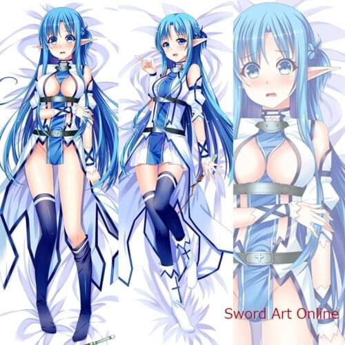 Hentai Anime Pillowcase Sword Art Online SAO Asuna Cute decorative Hugging Body Pillow Case Cover Bedding