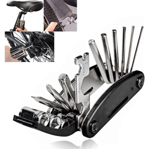 MTB Mountain Cycle Portable Socket Multipurpose Wrench Bicycle Multi Tool Screwdriver Motorcycle Bike Allen Fix Touring Pocket