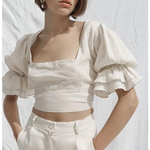 LEOSOXS Beige Blouses