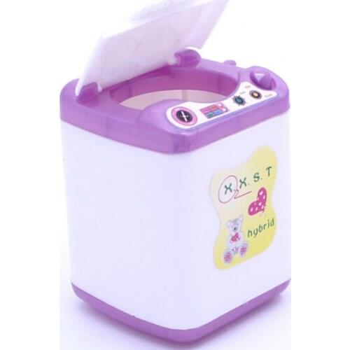Doll Washing Machine Furniture Water dispenser For babi Doll House For Monster High dolls Baby Toys Gift Accessories Display