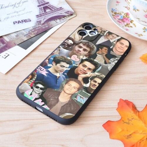 For iPhone Dylan O'Brien Collage Print Soft Matt Apple iPhone Case