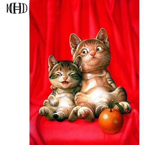 Cat icon tray full square / round 5d diy diamond painting cartoon cats diamond embroidery home decoration mosaic childrens gift