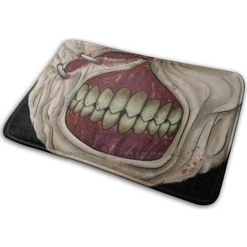 “staaaaars”-Nemesis Mat Rug Carpet Anti-Slip Bedroom Entrance Door Mat 3 Masks Nemesis Masks Biohazard Biohazard 3 Nemesis