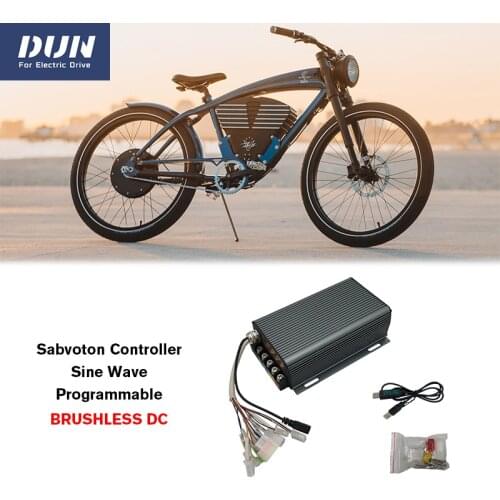 Unlocked 48V 60A 80A Sabvoton SVMC4860 Sine Wave Motor Controller for 1000w 1500w Electric Scooter