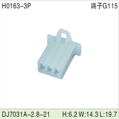 Free shipping 500pcsDJ7031A-2.8-21 3Pin 2.8mm AMP Car Electrical Wire Connectors for VW,BMW,Audi,Toyota,NISSAN AND other