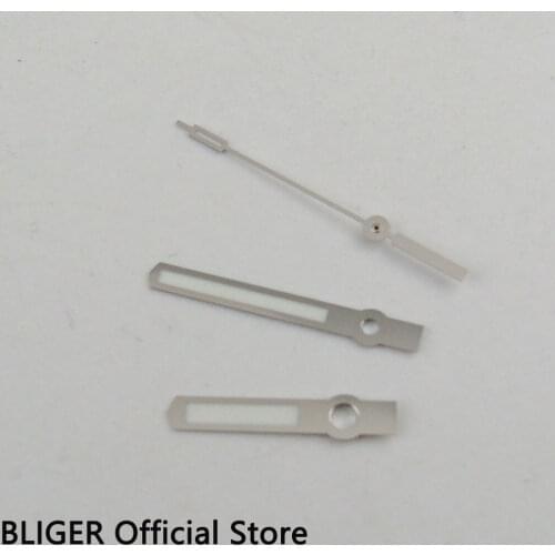 Silver Color Edge White Color Luminous Watch Hand Fit For MIYOTA 8215 821A 8205 DG 2813 Automatic Movement HS1