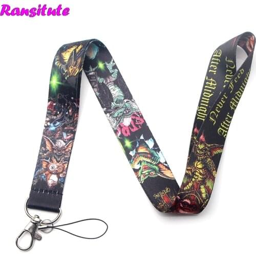 R238 Small Devil Lanyard Cute Neckband Key ID Card Mobile Phone With Badge Holder DIY Lanyard