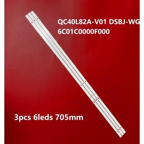 LED backlight strip QC40L82A-V01 DSBJ- 6C01C0000F000 LE32A21J 32EU3100 T32BLV 32EU3000 40X 6led