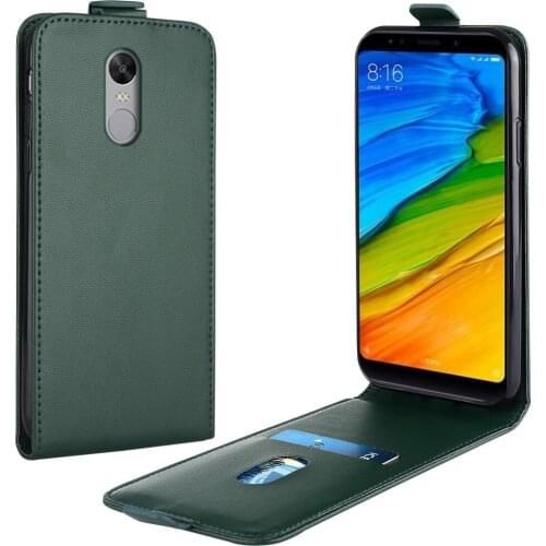Flip Up and Down Leather Case for Xiaomi Redmi 5 Case MDG1 MDI1 5.7'' Vertical Cover for Redmi5 Case Phone Bag