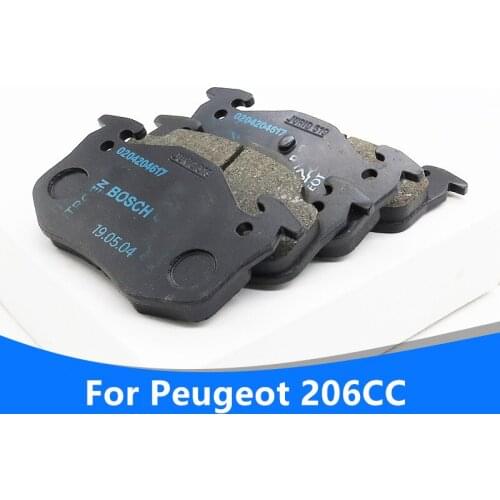 For Peugeot 206CC rear wheel brake pads car rear brake pads high quality Auto Accessories Free shipping