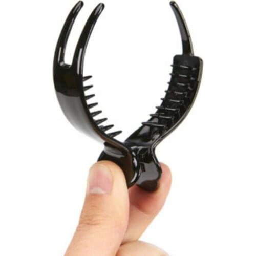 Hair Claw 3 Tines Crab For Hair Simple Plain Hairpin For Women Casual Hair Device Tools Strong Bit Force Hair Clips