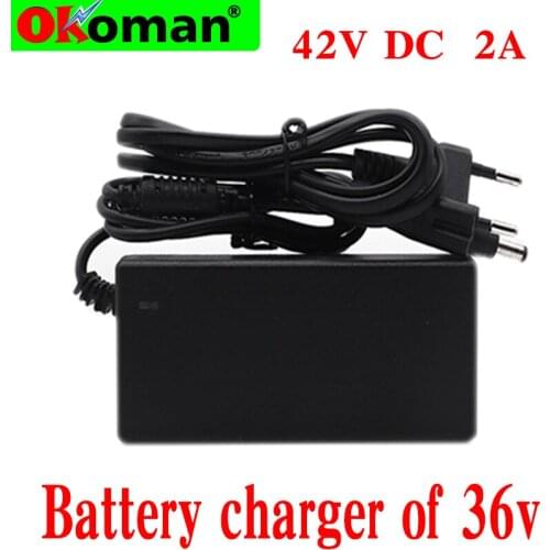 36V battery charger Output 42V 2A Charger 48v battery charger 54.6V Lithium Li-ion Charger For 10S 13S 36V 48V Electric Bike
