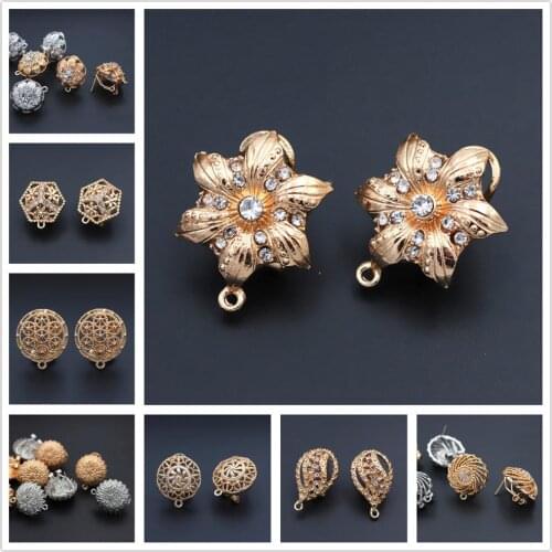 Women Statement Metal Triangle Earrings Connectors Charms Base Findings DIY Chile African Dangle Tassel Earrings Jewelry Making