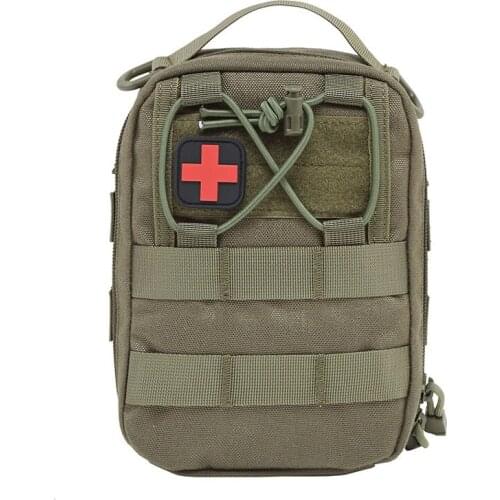 1000D Nylon Military Survival Kit Hiking Sports bags Camping Emergency Bag First Aid Camouflage Medical Pouch