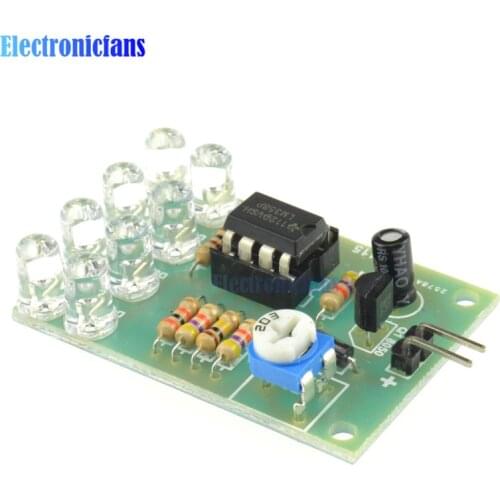 12V Breathe Light LED Flashing Lamp Parts Electronic DIY Module LM358 Chip 8 LED