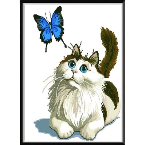 5d Diamond Painting Diy Animal Mosaic Diamond Painting Cat Cross Stitch Kit Home Decoration Wall Decoration Gift
