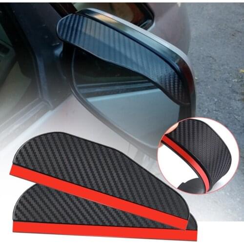 Carbon Fiber Car Rearview Mirror Rain Eyebrow for BMW 1 2 3 4 5 6 7 Series X1 X3 X4 X5 X6 E60 E90 F07 F10 F15 F30
