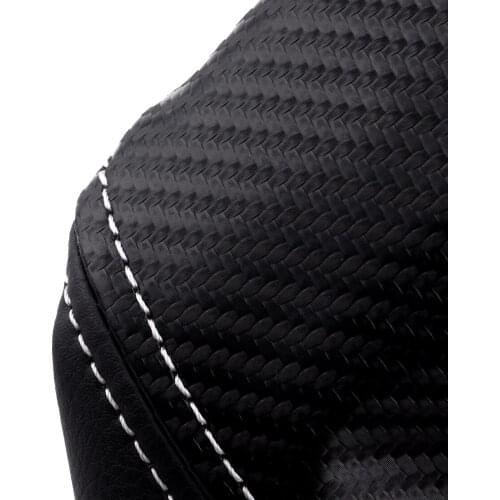 PU Leather Front Center Console Armrest Cover Carbon Fiber Style Fit for Honda Civic 2006 2007 2008 2009 2010 2011