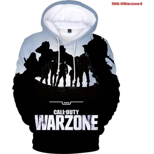 3D Warzone Kids Hoodies Men Fashion Hot Game Player New PUBG Sweatshirt Print Fleece Hoodies Regular Pullover Hoodies Casual