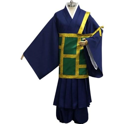 Jujutsu Kaisen Suguru Geto Cosplay Costume Cassock Kimono Uniform Halloween Costume Suit
