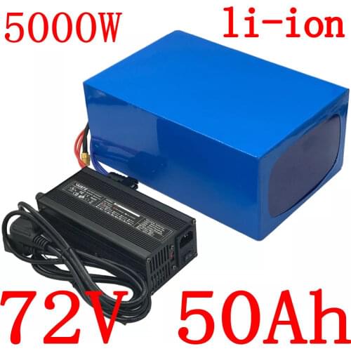 72V Battery Pack 72V 20AH 25AH 30AH 35AH 40AH 45AH 50AH Lithium Battery Pack 72V 2000W 3000W 4000W Electric Bike Scooter Battery