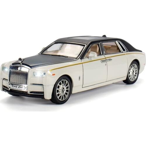 TAKARA TOMY 1:24 Model Car Sound Light Toy Car Collection with Acousto-optic Return Force Rolls-Royce Phantom