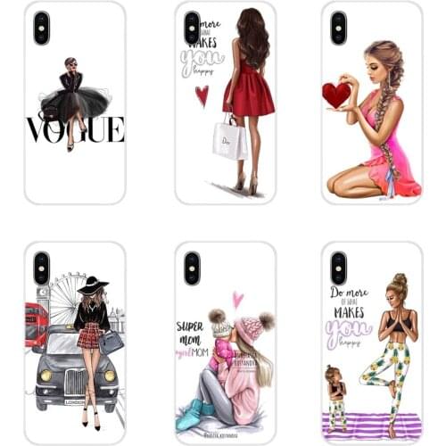 For HTC One U11 U12 X9 M7 M8 A9 M9 M10 E9 Plus Desire 630 530 626 628 816 820 830 Princess Super MaMa baby mom girl Fashion Case