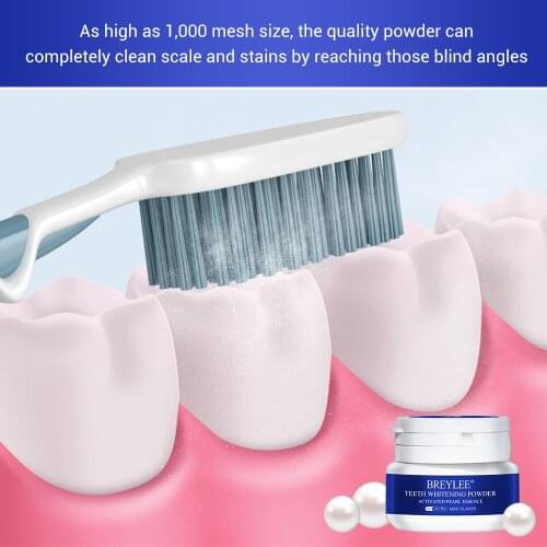 Teeth Whitening Powder Cleansing Quick Stain Removing Oral Care Physical Whitener 50g toothpaste Oral Hygiene Improve halitosis